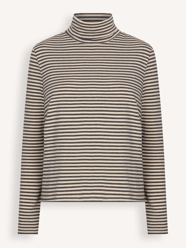 CHANTI long sleeves turtle neck Chanti, viscosemix gestreepte coltrui