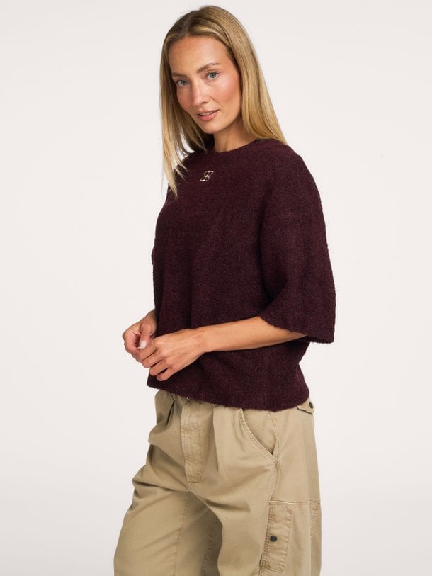 JESSICA Boucle Knit Jessica, wolmix boucle trui