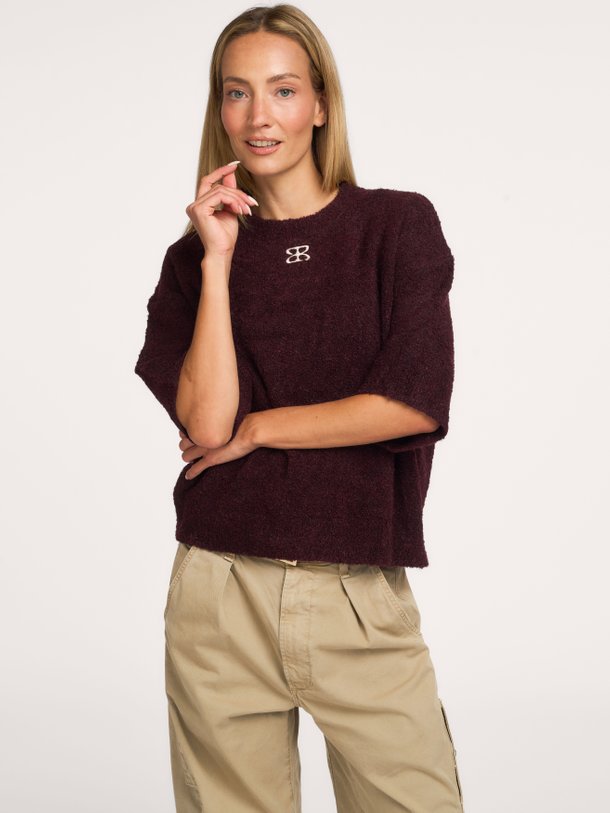 JESSICA Boucle Knit Jessica, wolmix boucle trui