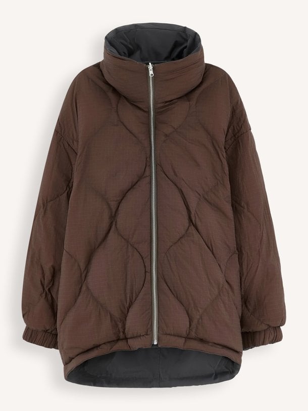 HEDI P1915 Hedi, geweven gewatteerde reversible jas