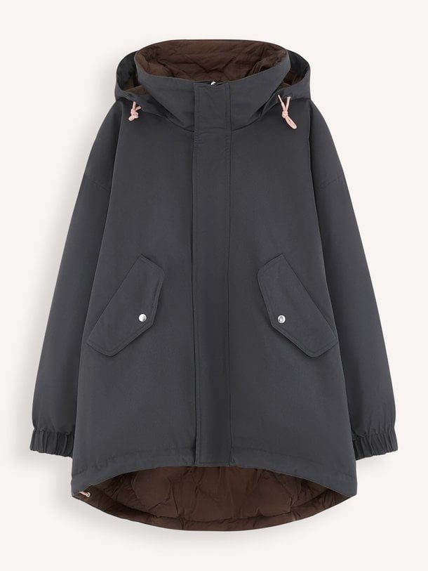 HEDI P1915 Hedi, geweven gewatteerde reversible jas