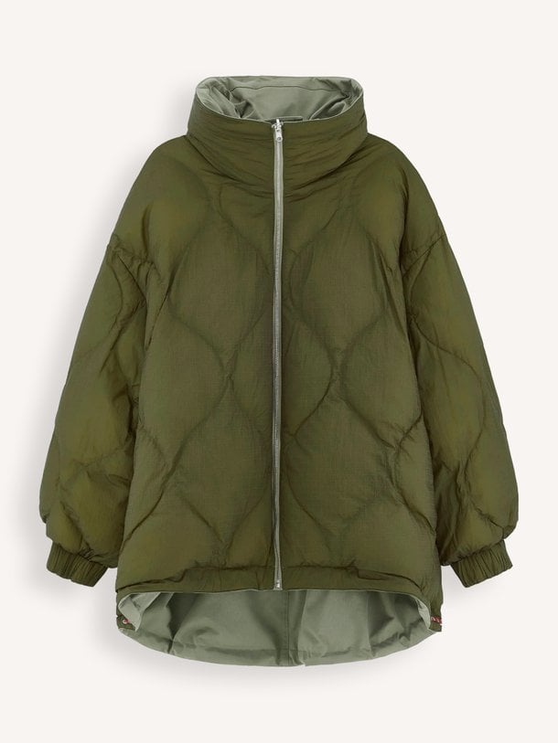 HEDI P1915 Hedi, geweven gewatteerde reversible jas