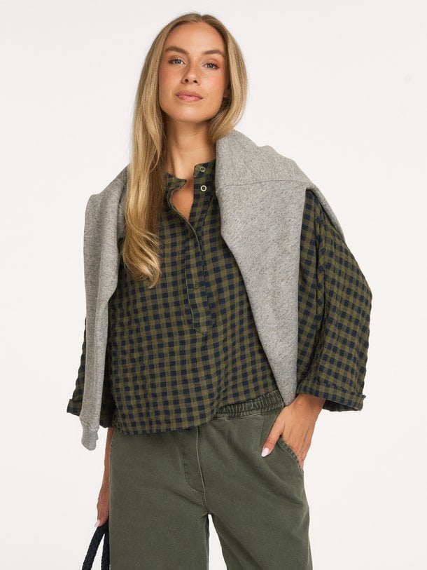 jess blouse Jess, viscosemix geruite top
