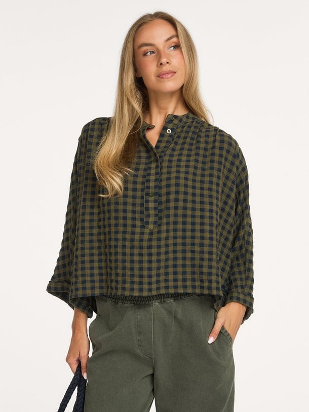 jess blouse Jess, viscosemix geruite top