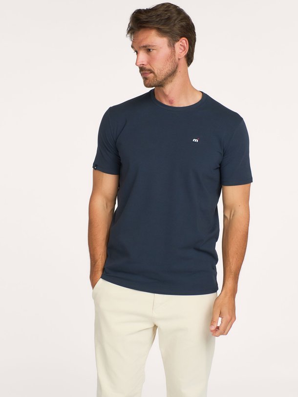 Katoenmix T-shirt met logo