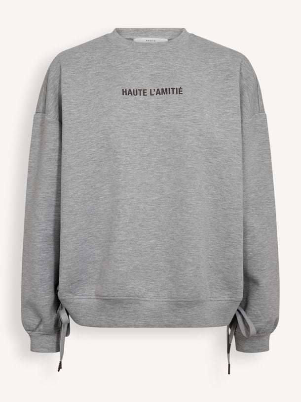New studio Tie sweat Katoenmix sweater met print