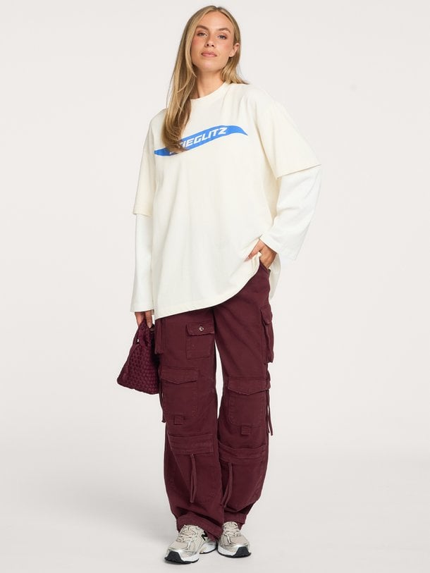 Milano Skate Double Longsleeve Milano, katoenen oversized longsleeve