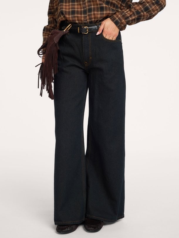 Oline, high waist wide fit jeans