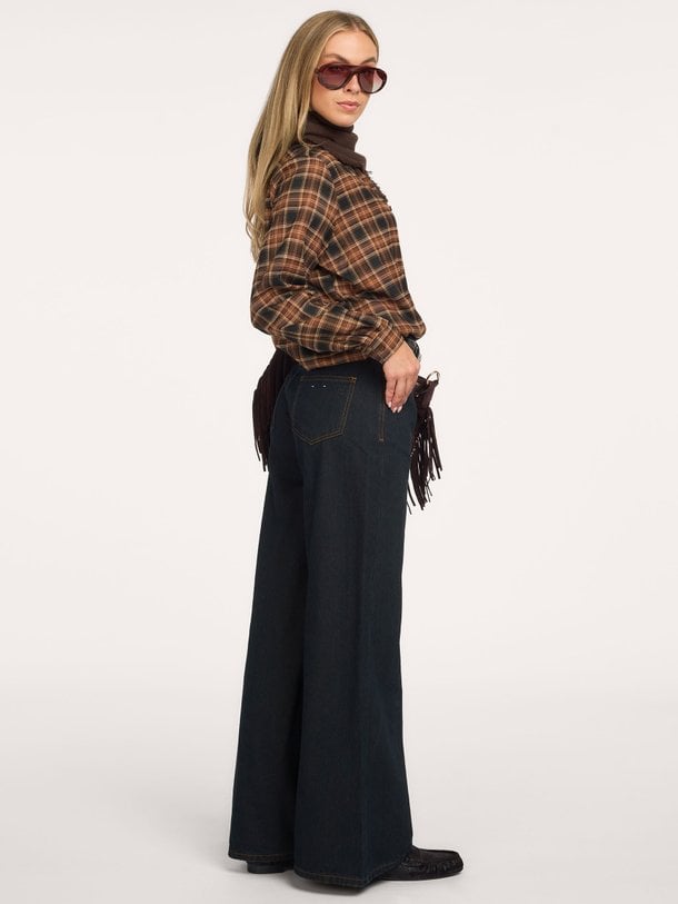 Oline, high waist wide fit jeans