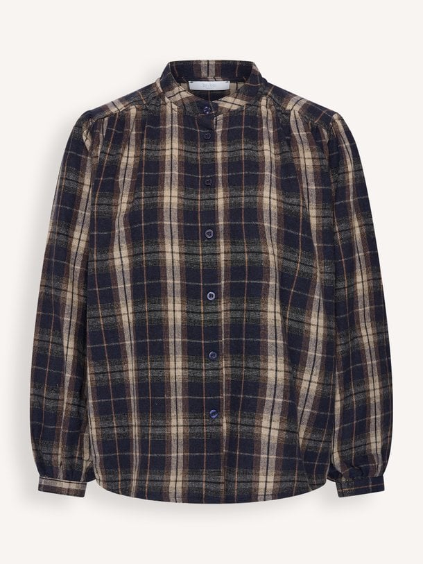 jagger check blouse Jagger, katoenmix geruite blouse