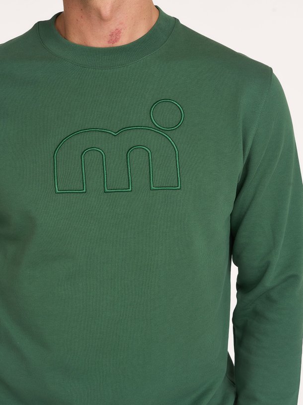 Katoenen sweater met logo