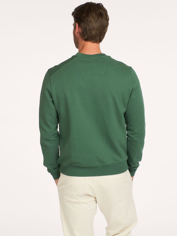Katoenen sweater met logo