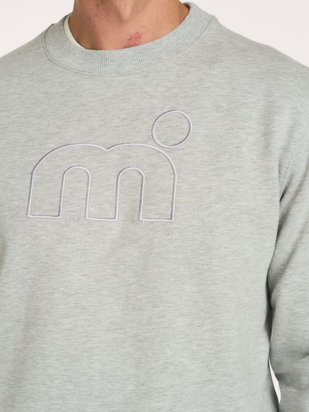 Katoenmix sweater met logo