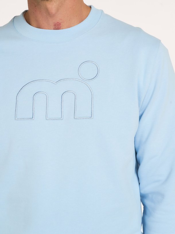 Katoenen sweater met logo