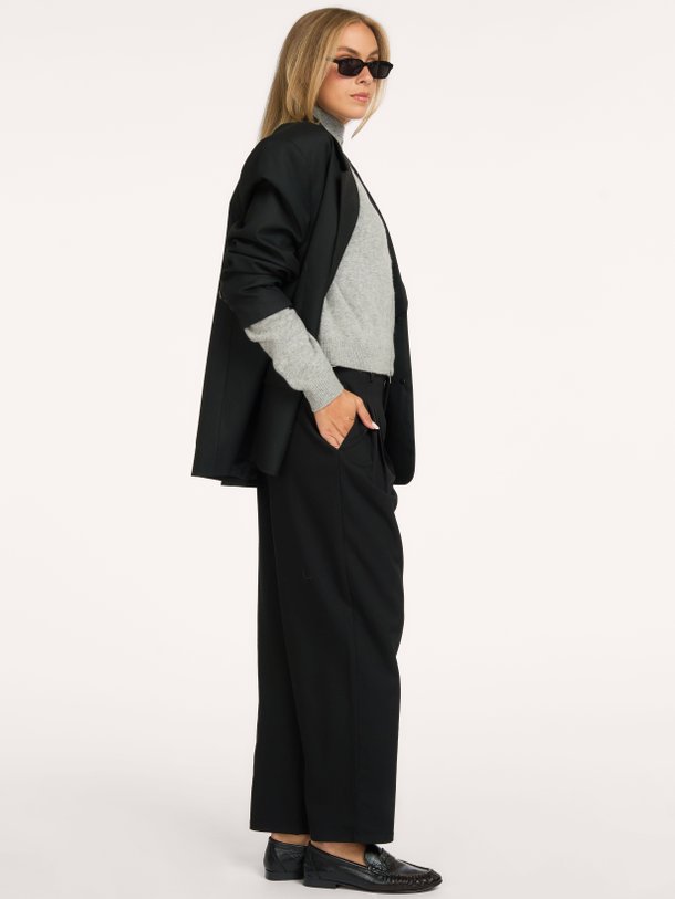 MWEvie Barrel Pant Evie, viscosemix barrel broek