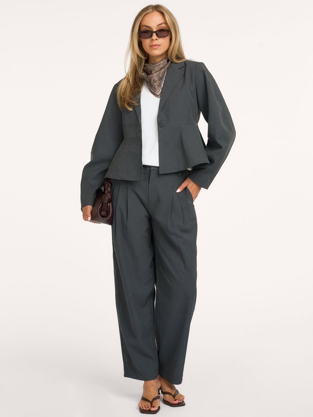 MWEvie Barrel Pant Evie, viscosemix barrel broek