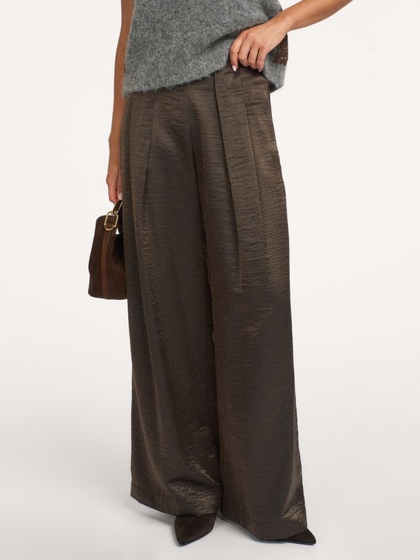 lodi metallic pants Lodi, viscosemix metallic broek
