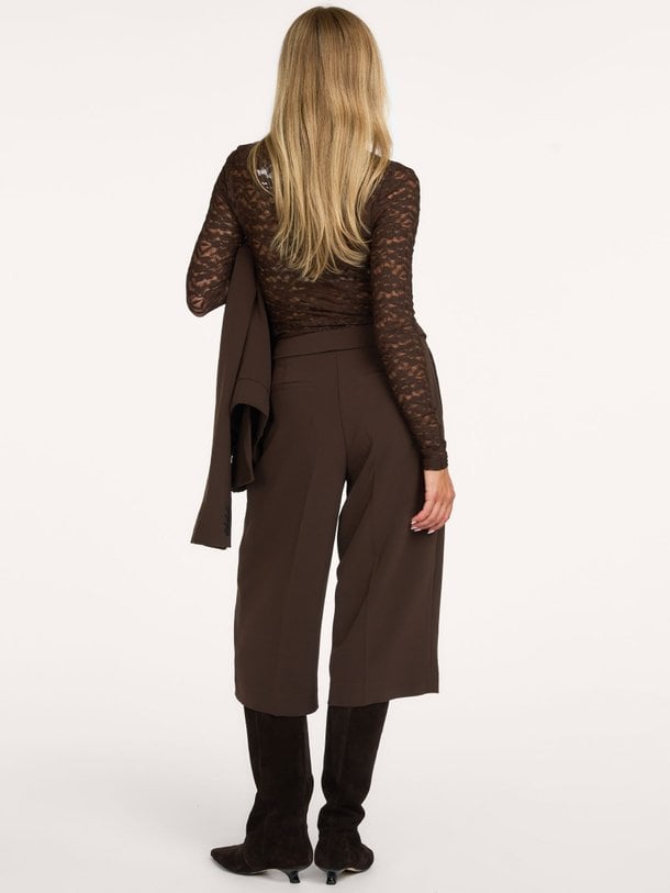 Irony lace turtle neck top Irony, geweven kanten top