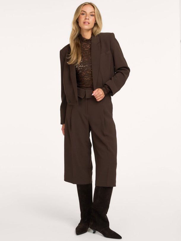 Irony lace turtle neck top Irony, geweven kanten top