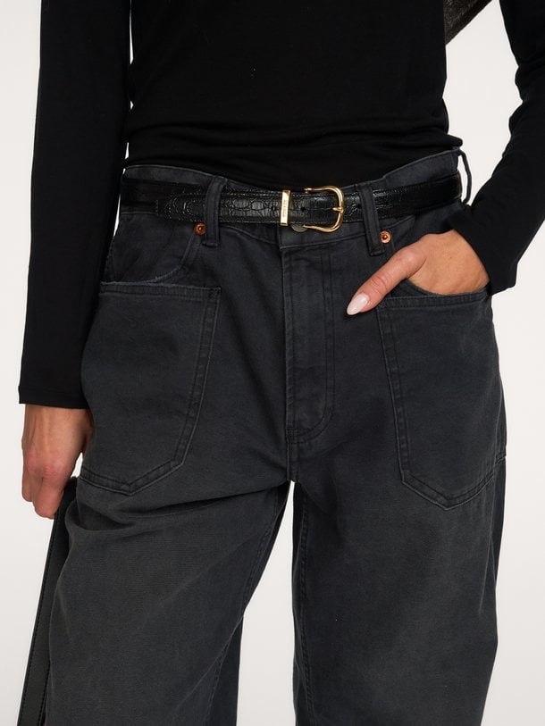 Bella Utility, high waist barrel fit jeans