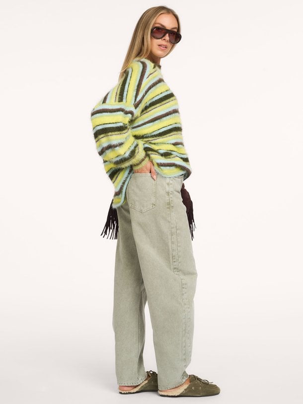 Benito, high waist barrel fit jeans