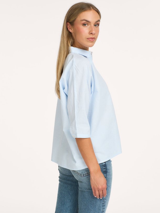 norel chambray blouse Norel Chambray, katoenen blouse