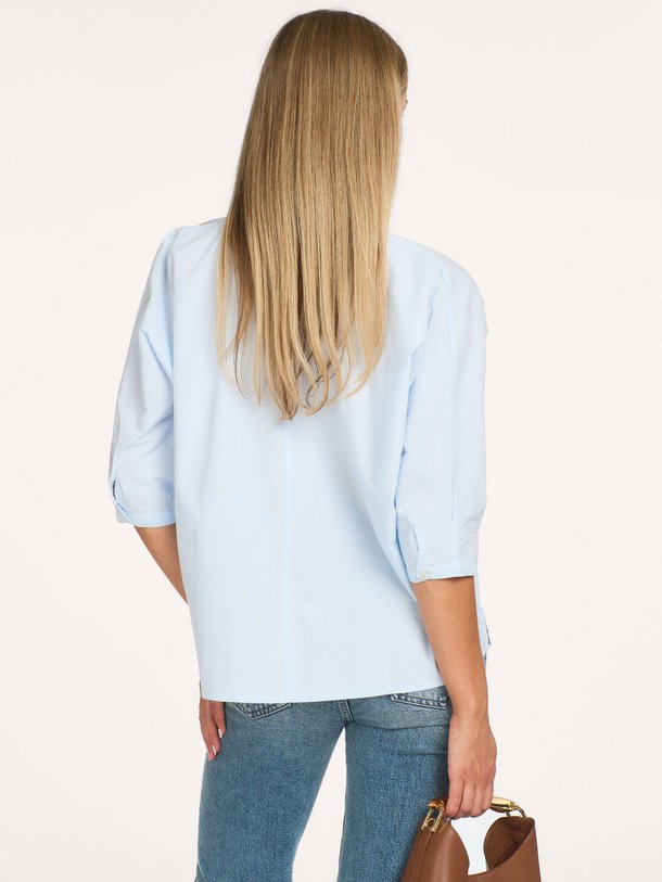 norel chambray blouse Norel Chambray, katoenen blouse