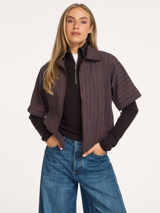 Marcella stripe jacket Marcella, heavy travel jersey jasje