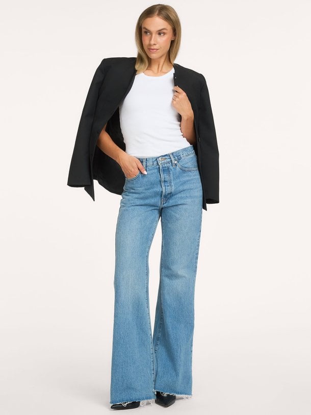 The Lax, high waist flare jeans