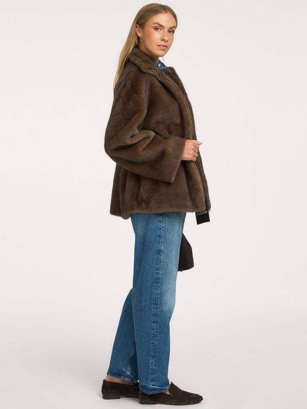 FRANKIE Faux Mink Frankie, fake fur jack