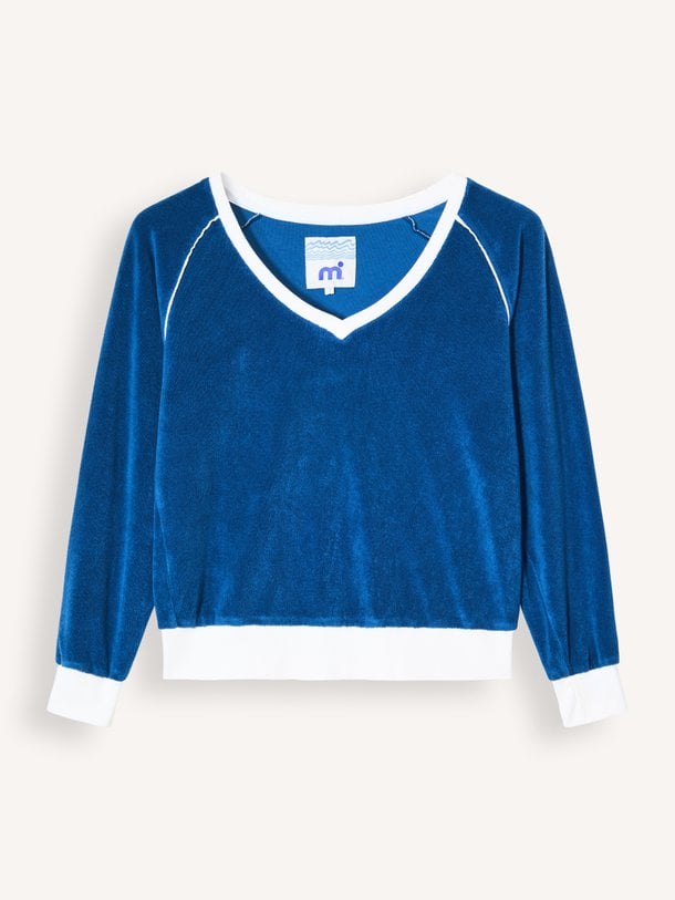 Katoenen badstof sweater