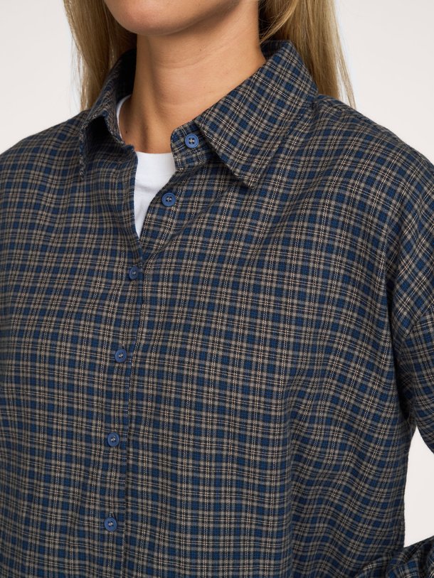 Lennie, katoenen geruite blouse