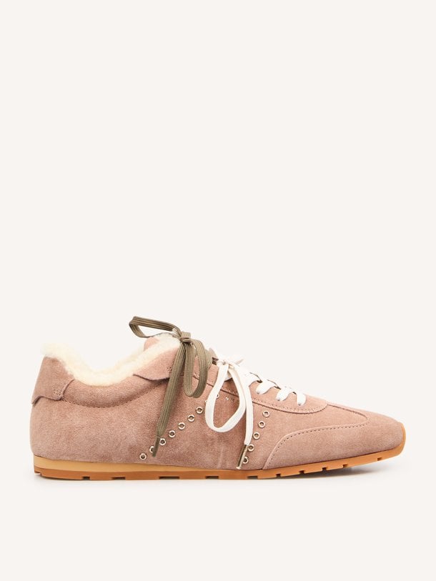 Billy Lou Fur, suède sneakers