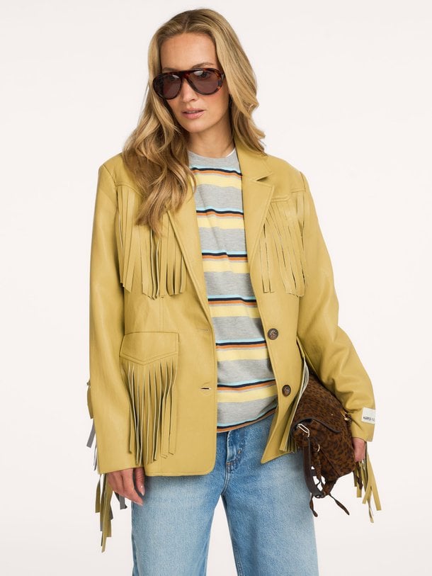 Casey, leatherlook blazer