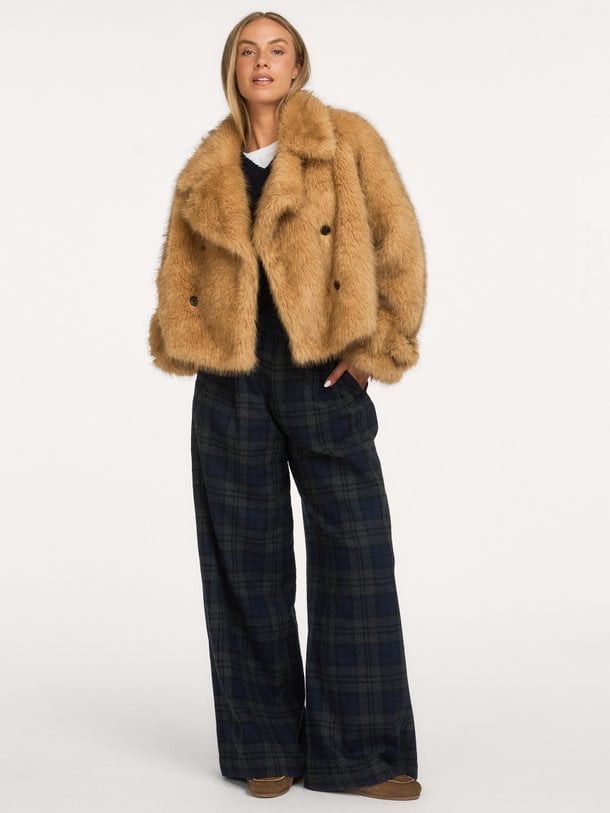 ELORDI F2649 Elordi, fake fur jas