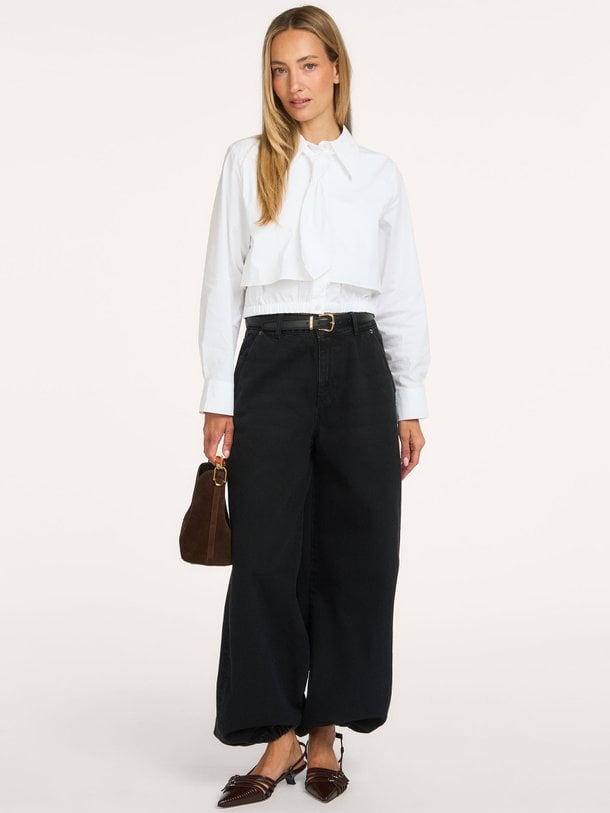 Inez, katoenmix blouse