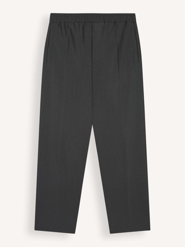 Geweven slim fit broek