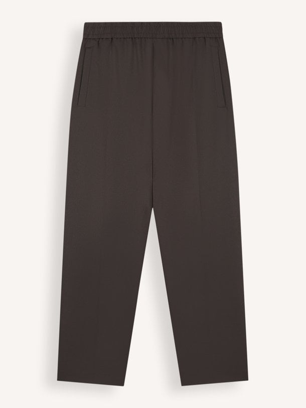 Geweven slim fit broek