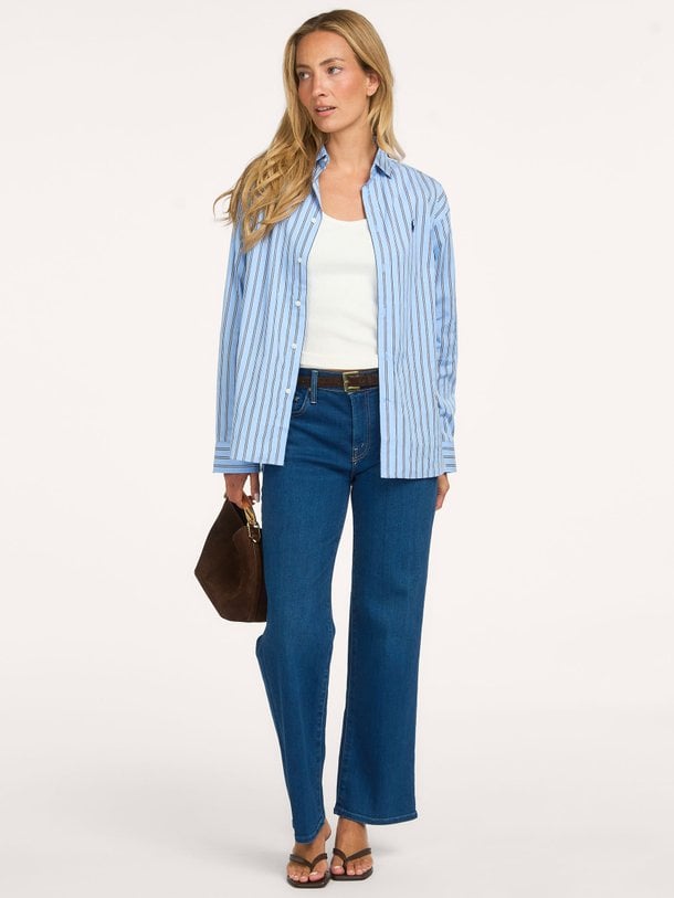 THE MID RISE RAMBLER ZIP FLOOD Rambler, mid waist straight fit jeans