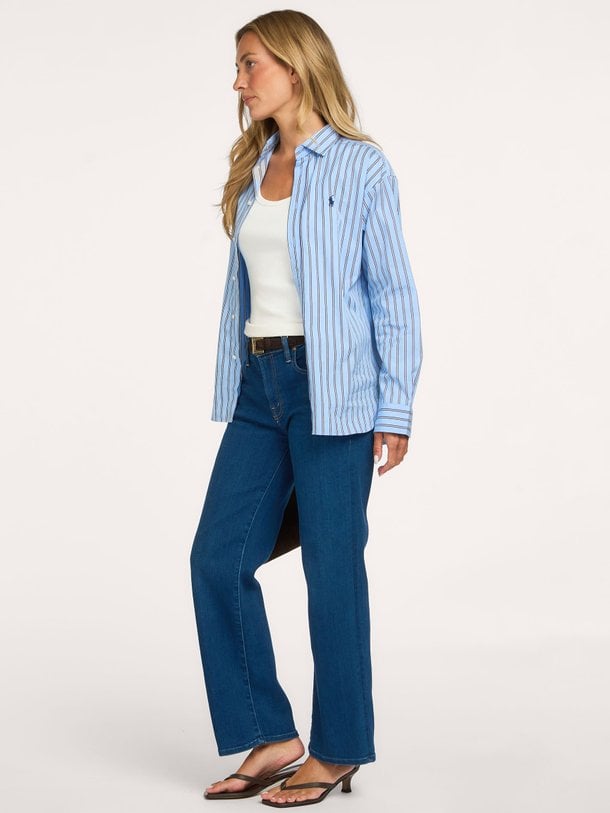 THE MID RISE RAMBLER ZIP FLOOD Rambler, mid waist straight fit jeans