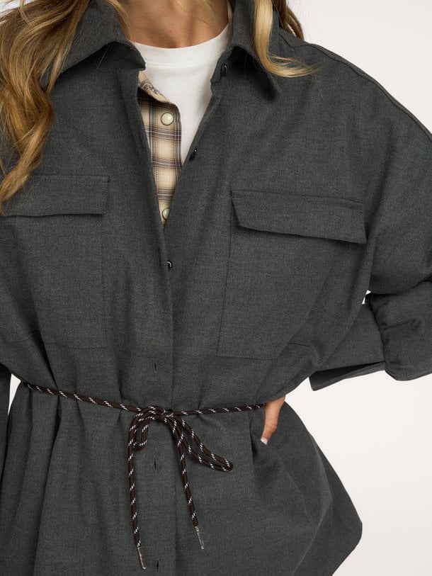 tie blouse Viscosemix gemêleerde blouse