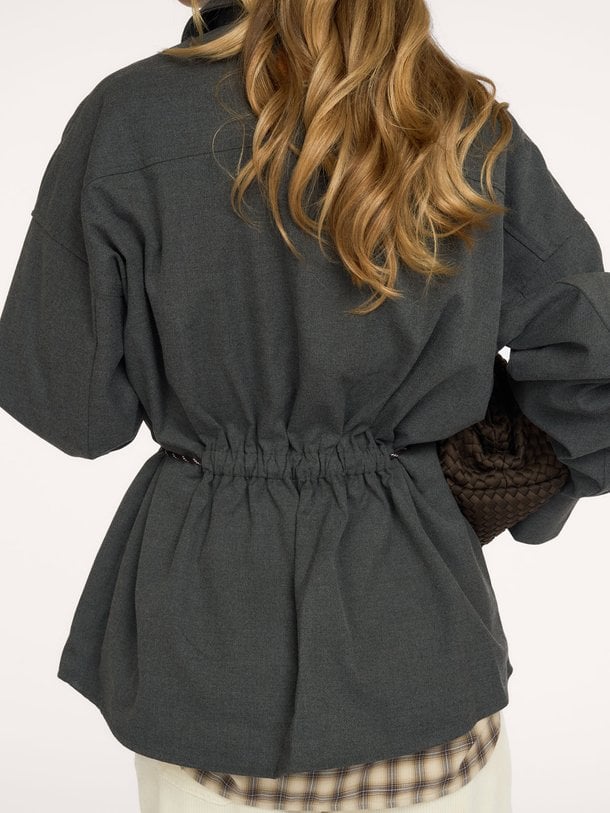 tie blouse Viscosemix gemêleerde blouse