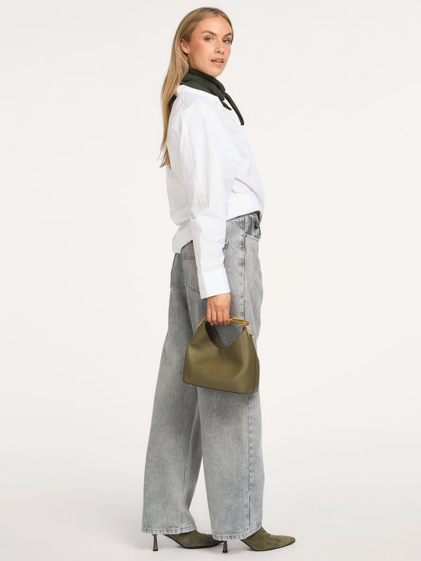 Bruna, high waist barrel fit jeans