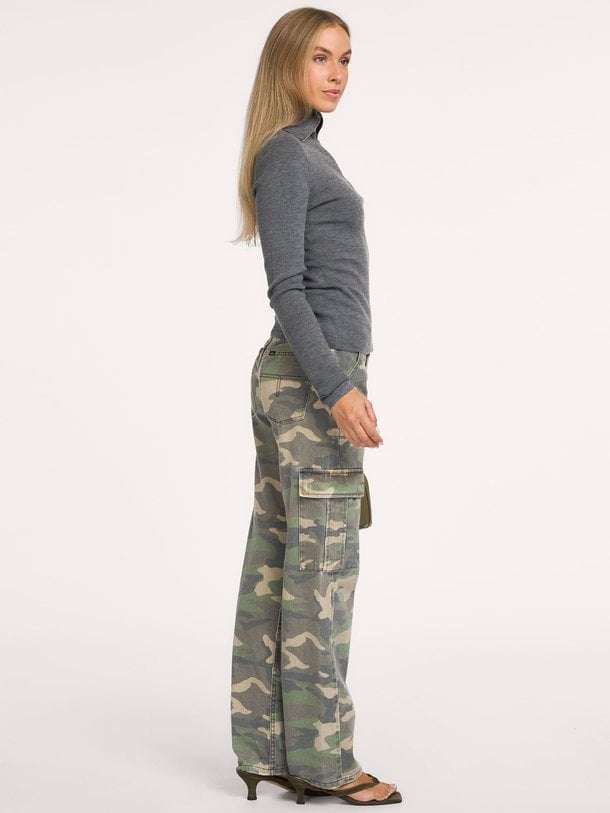 Rosalie, wollen half zip trui