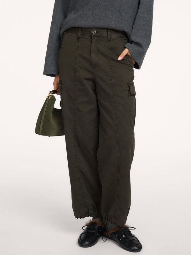 Cate, katoenen cargo broek