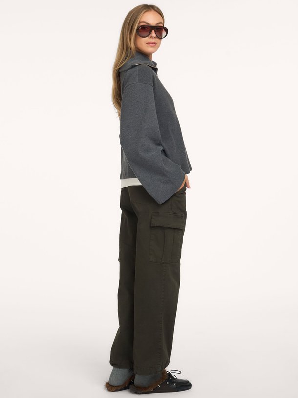 Cate, katoenen cargo broek