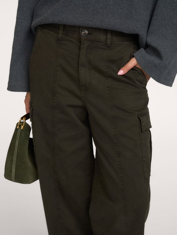 Cate, katoenen cargo broek