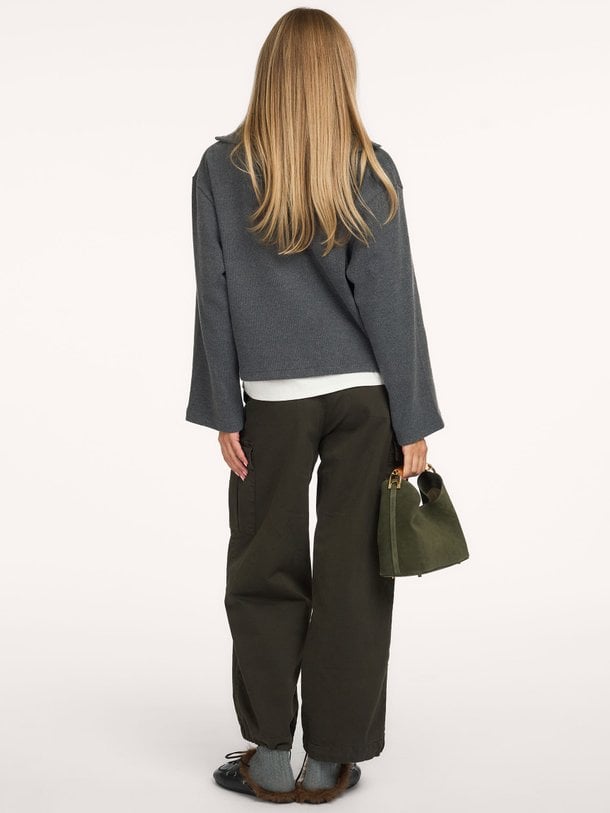 Cate, katoenen cargo broek