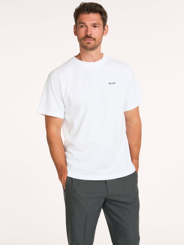 Cowboy, organic cotton T-shirt met logo