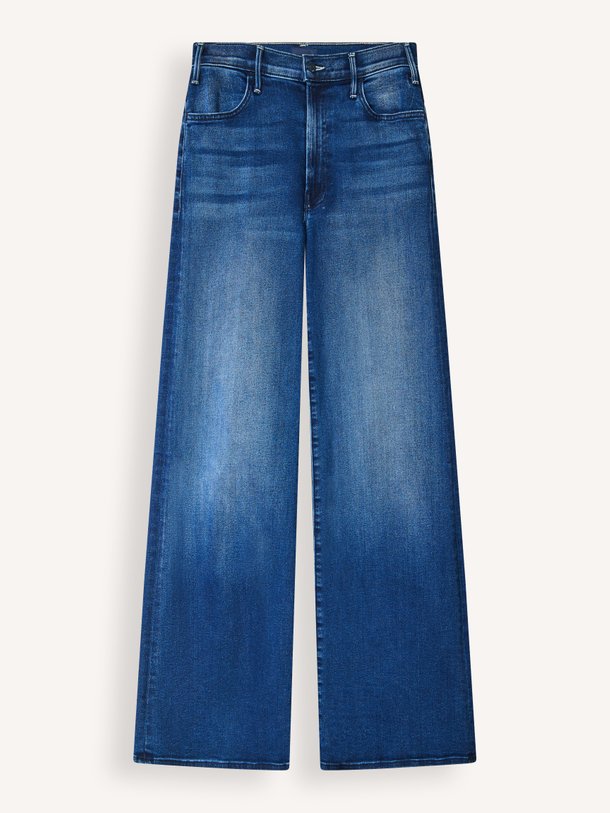 The Hustler Roller Sneak, high waist wide leg jeans